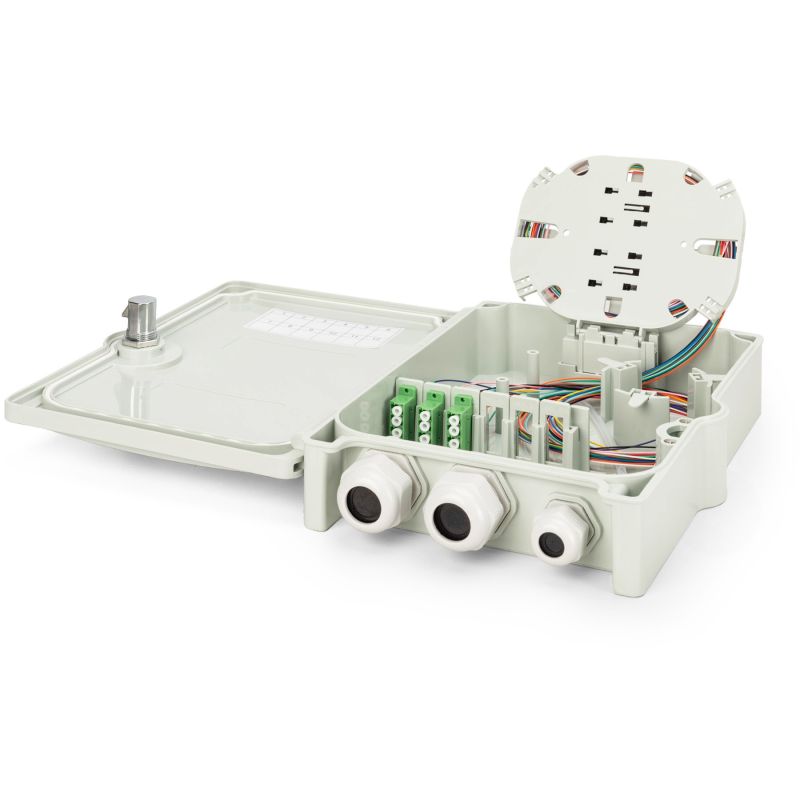 Aksesorë DIGITUS / FTTH Box / OS2 / Singlemode / 12 Fibers / LC-APC - Figura 4