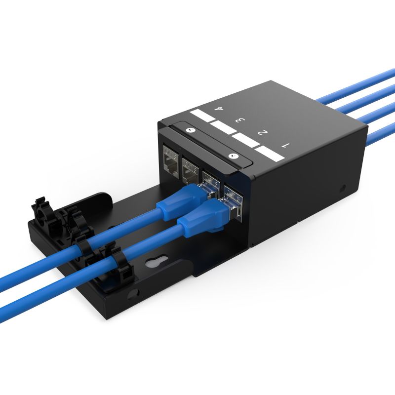 Aksesorë për Rrjet DIGITUS Consolidation Point Box / 4 ports / for Keystone Module