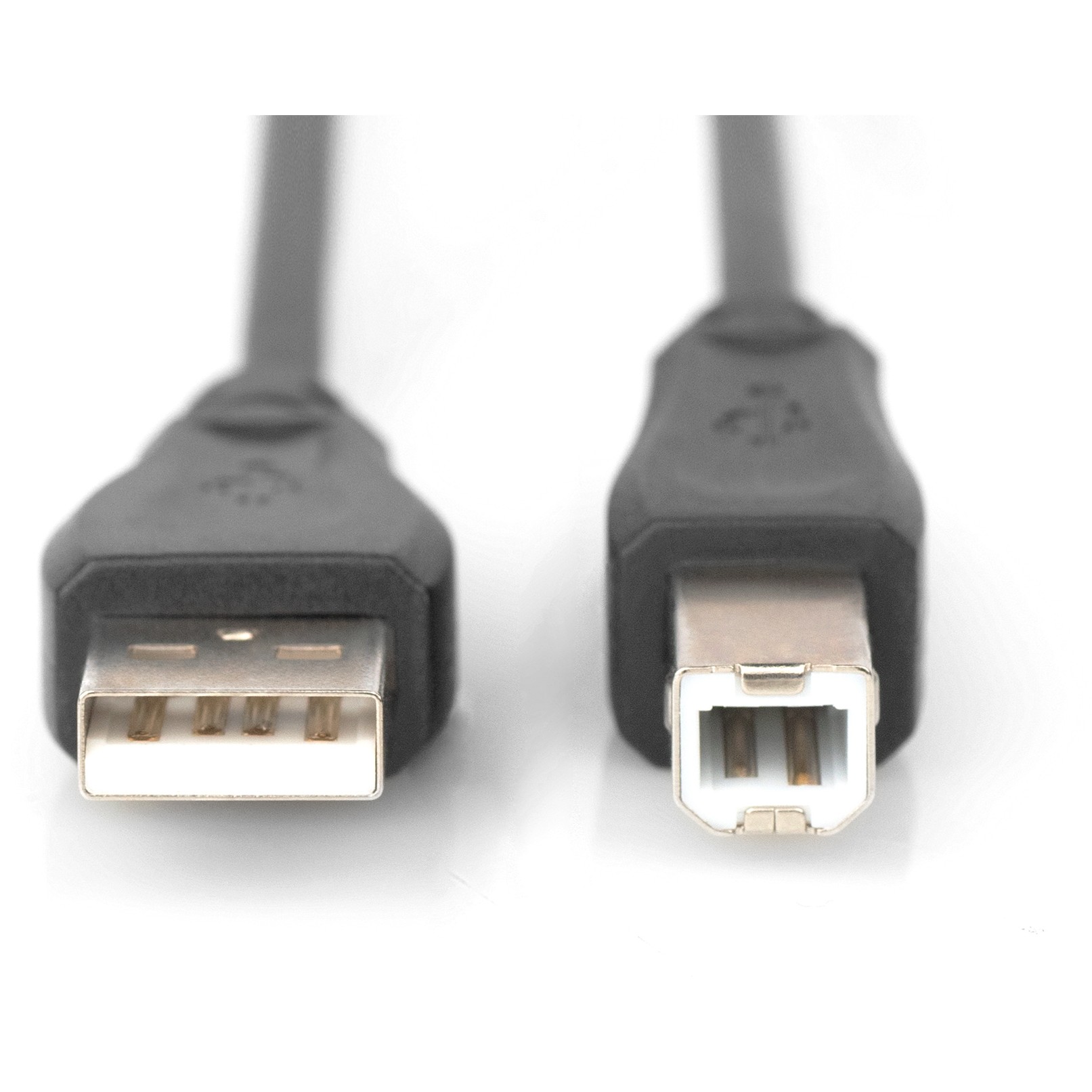 Kabllo USB  DIGITUS USB 2.0 Connection Cable Type A–B M/M 1.0m - Zezë - Figura 2