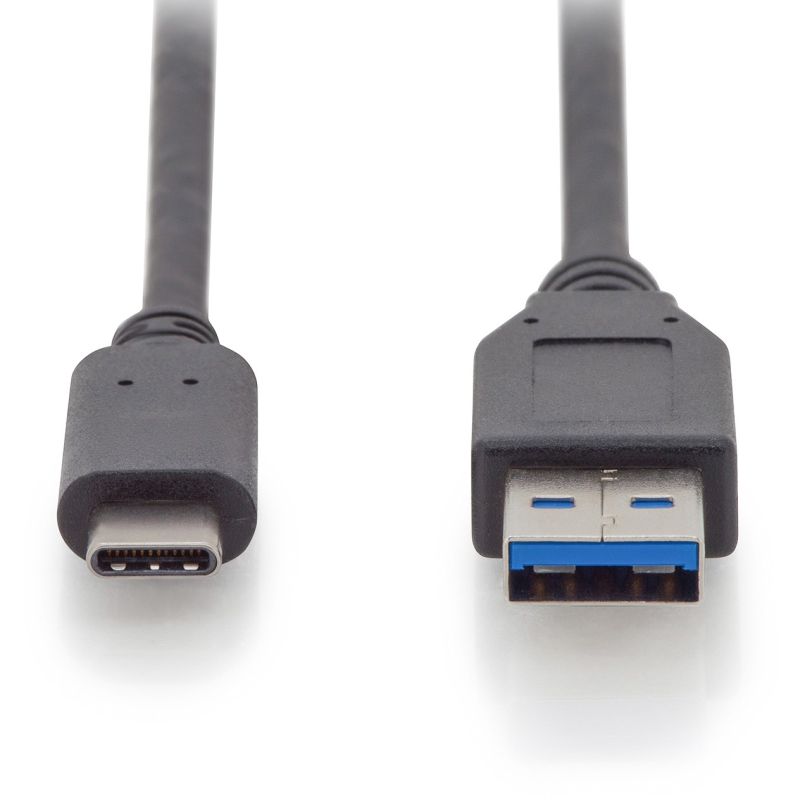Kabllo USB DIGITUS USB 2.0 Type‑C → Type‑A / 1 m – Zezë - Figura 2