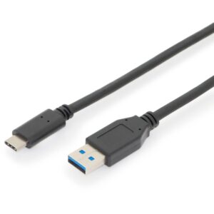 Kabllo USB DIGITUS USB 2.0 Type‑C → Type‑A / 1 m – Zezë