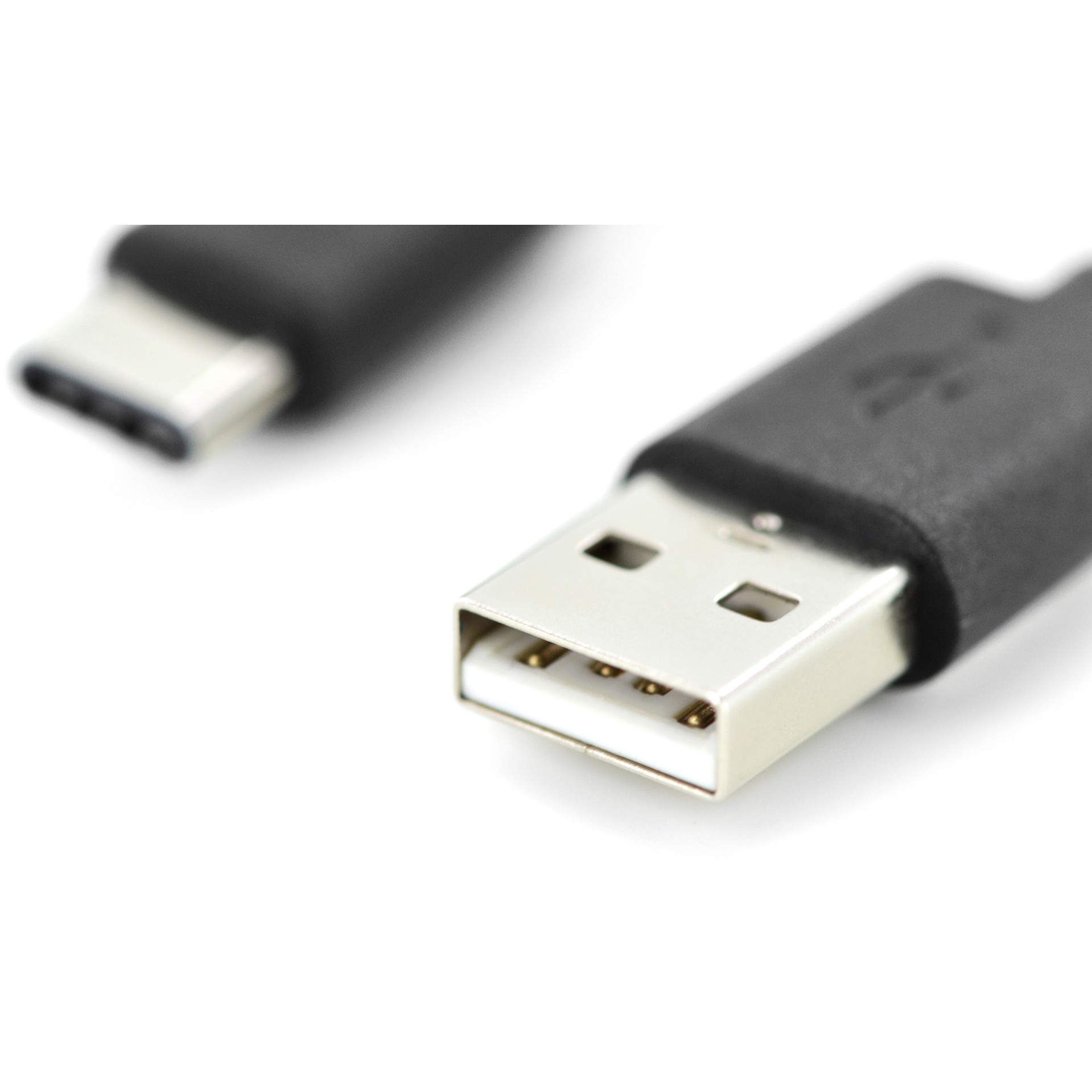 Kabllo USB DIGITUS USB 2.0 Connection Cable Type C–A M/M 1.0m - Zezë - Figura 3