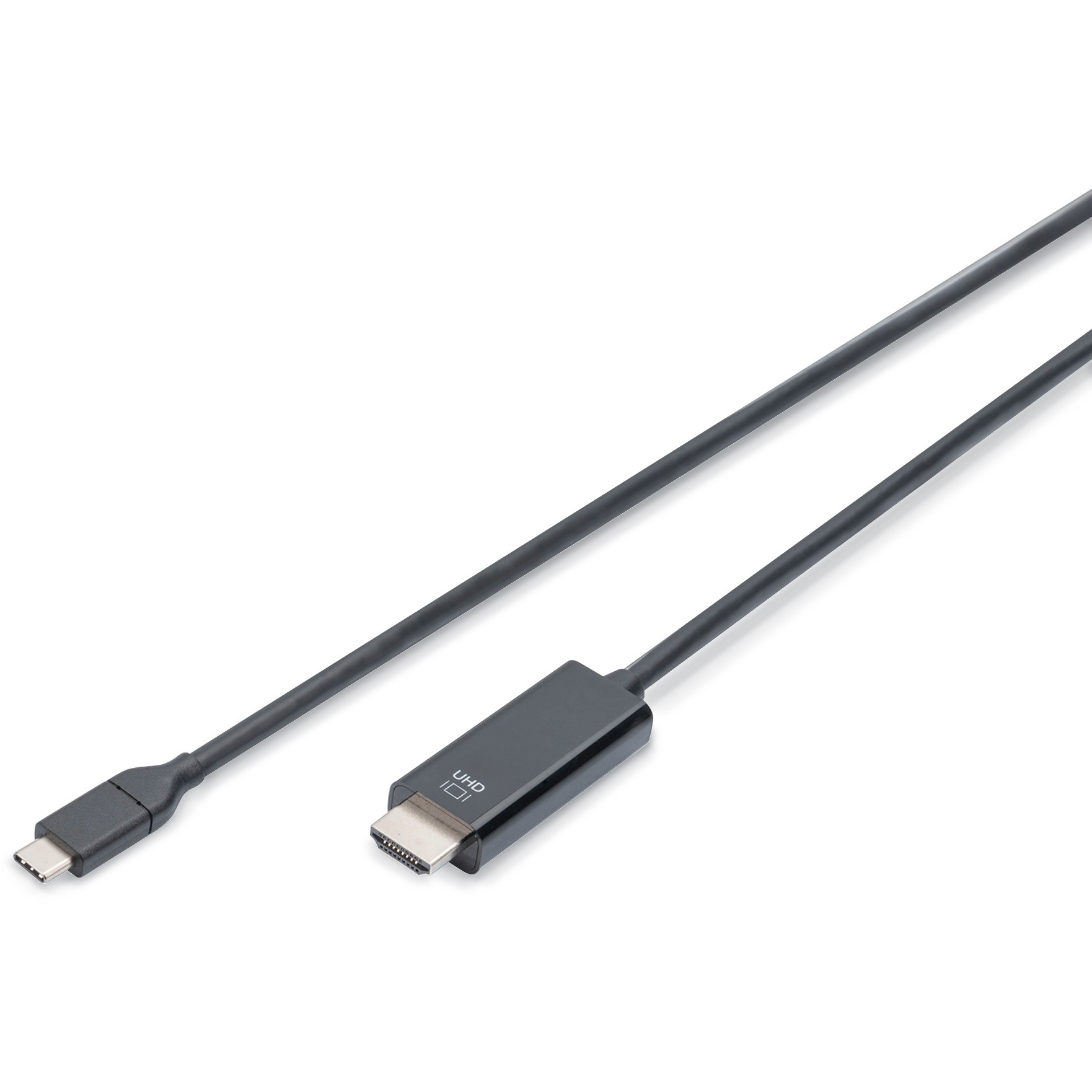 Kabllo USB DIGITUS USB-C Adapter Cable Type C–HDMI A 4K M/M 2.0m - Zezë