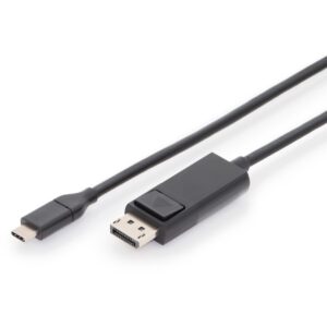 Kabllo USB  DIGITUS USB-C Adapter Cable Type C–DP 32.4Gbps M/M 2.0m - Zezë