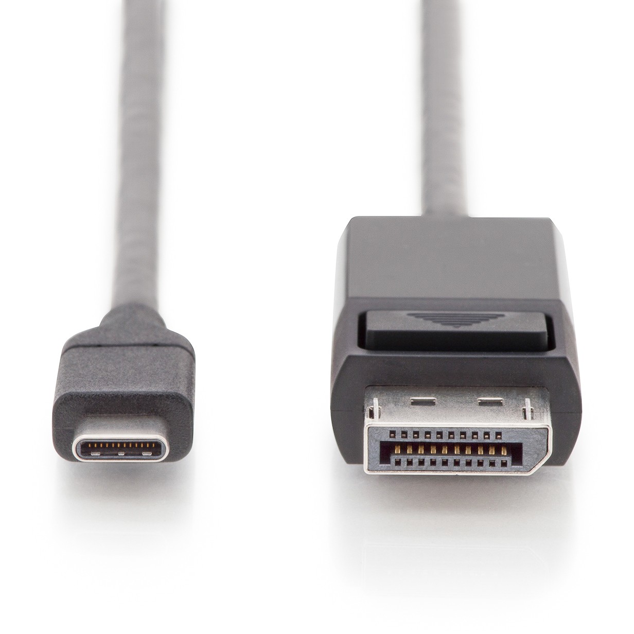Kabllo USB DIGITUS USB-C Adapter Cable Type C–DP 32.4Gbps M/M 2.0m - Zezë - Figura 4