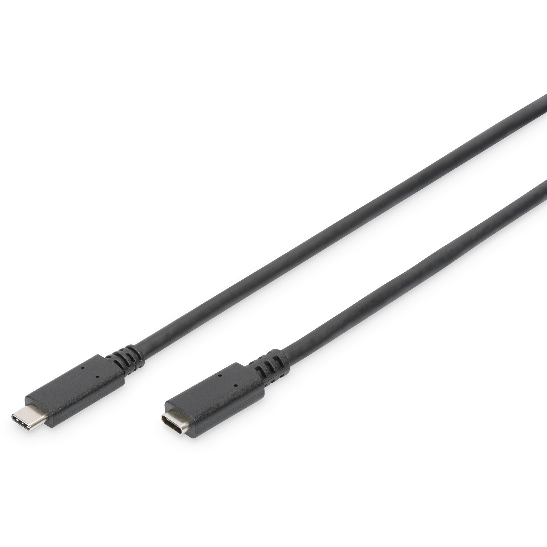 Kabllo USB DIGITUS USB 2.0 Extension Cable Type C–C M/F 1.5m - Zezë