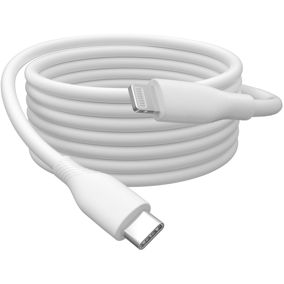 Kabllo USB DIGITUS USB 2.0 Cable Type C–Lightning Silicone 2.0m - Bardhë - Figura 5