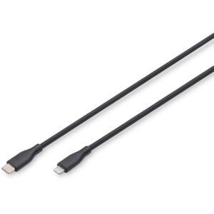 Kabllo USB  DIGITUS USB 2.0 Cable Type C–Lightning Silicone 2.0m MFI  - Zezë