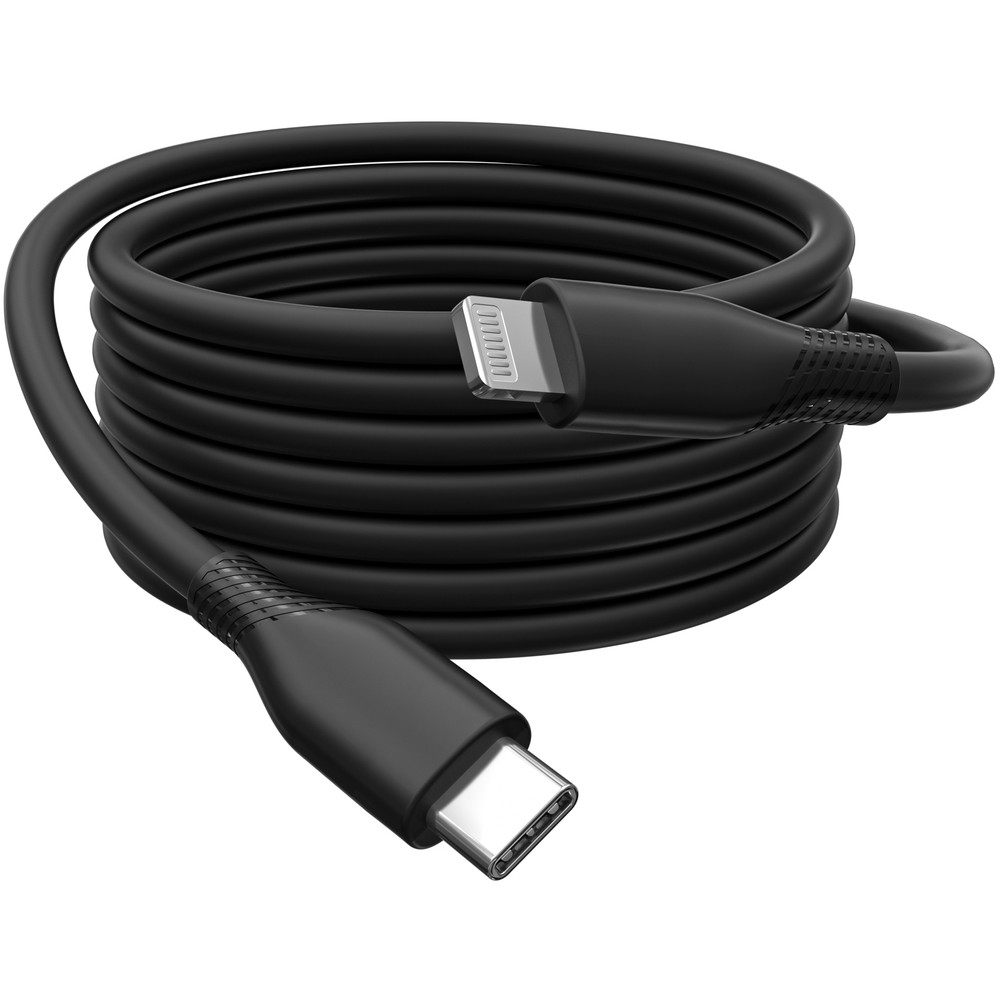 Kabllo USB DIGITUS USB 2.0 Cable Type C–Lightning Silicone 2.0m MFI - Zezë - Figura 2