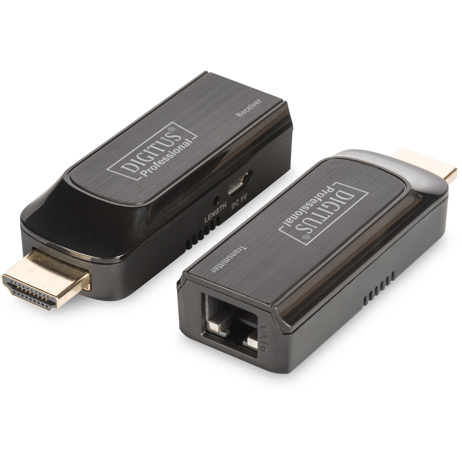 DIGITUS HDMI Extender Set over Cat6/6a/7 / Full HD / deri në 50m / USB Power