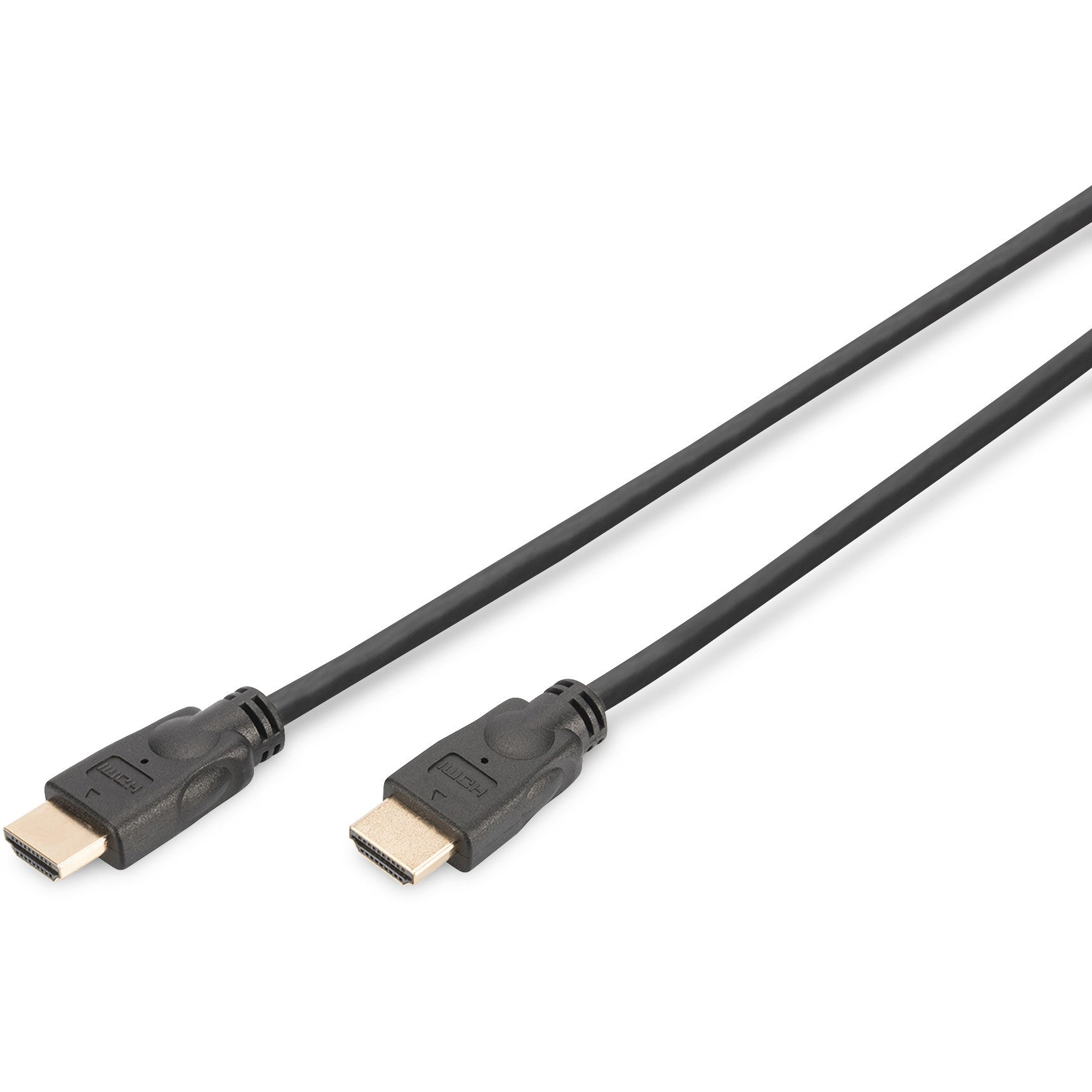 Kabllo HDMI DIGITUS HDMI Cable Type A→A HighSpeed with Ethernet / 4K / 5.0m - Zezë