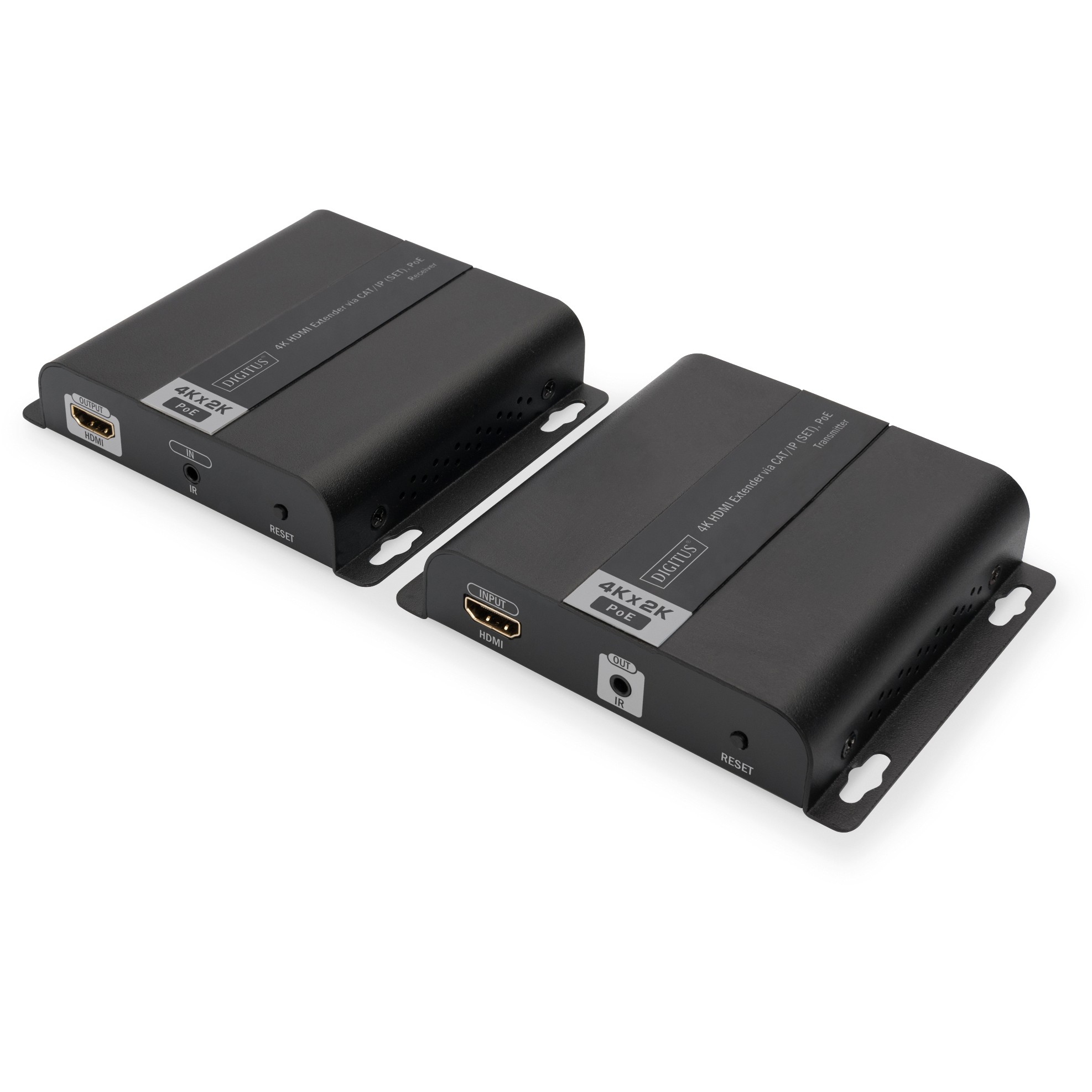 DIGITUS 4K HDMI Extender over CAT/IP (Set) / PoE