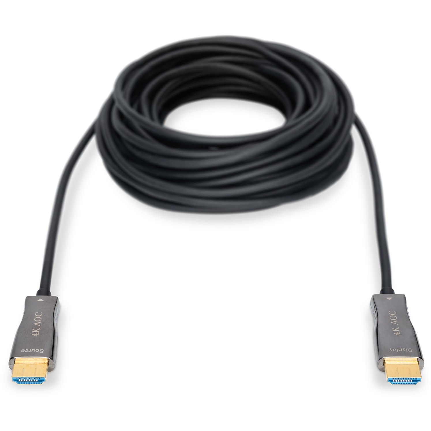 Kabllo HDMI DIGITUS HDMI AOC Hybrid Fiber Optic Cable / UHD 4K / 10m - Zezë - Figura 3
