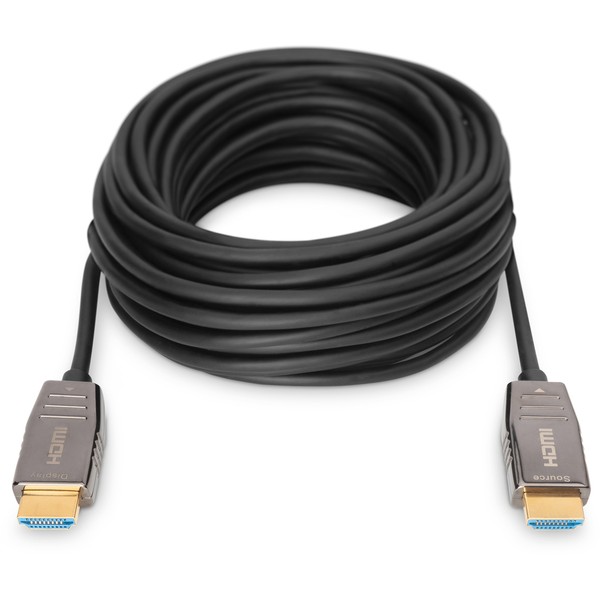 Kabllo HDMI DIGITUS HDMI AOC Hybrid Fiber Optic Cable / UHD 8K / 15m - Zezë