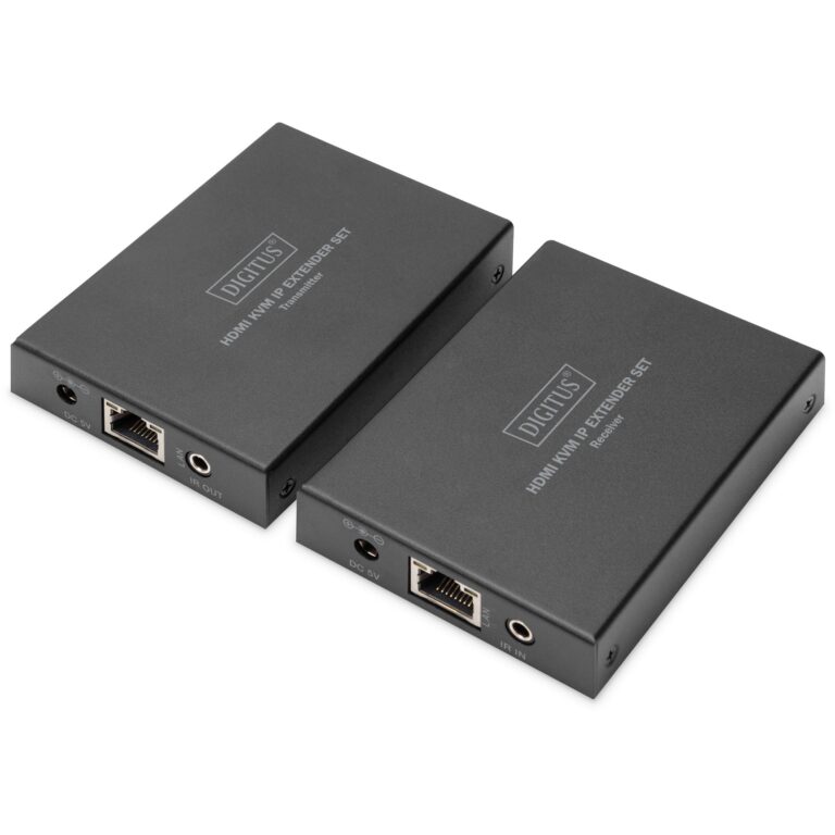 Kabllo HDMI DIGITUS HDMI KVM IP Extender Set deri në 150m Full HD / për kontroll të plotë në distancë