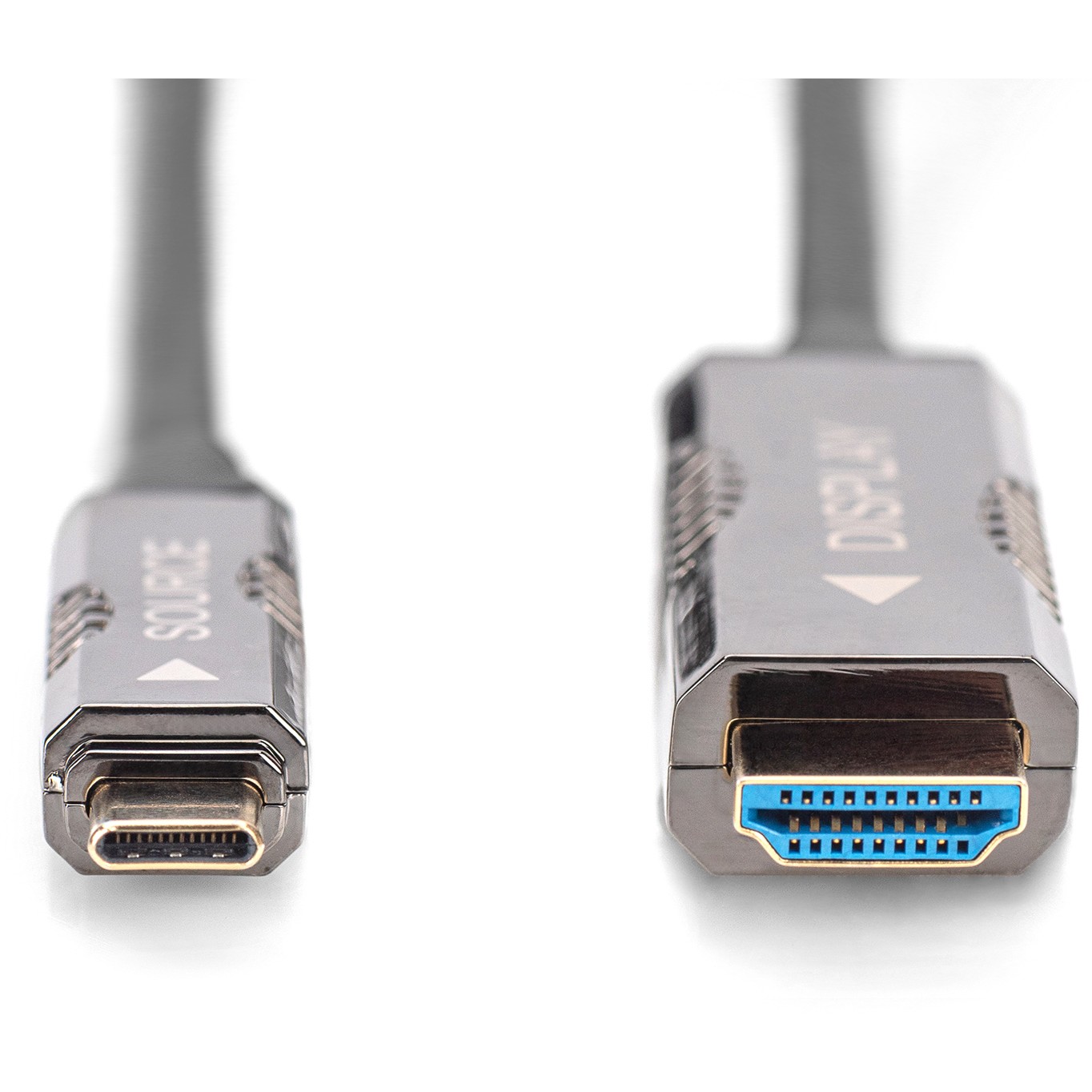 Kabllo USB-C DIGITUS AOC Adapter Cable USB Type-C to HDMI 4K 20m - Figura 2