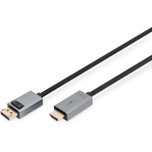 Kabllo DisplayPort DIGITUS Adapter Cable DP to HDMI Type A 3m