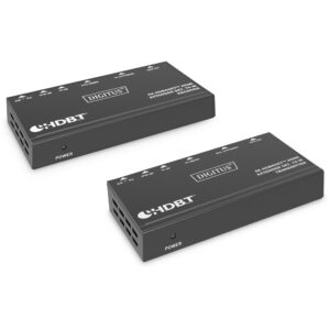 Kabllo HDMI DIGITUS 4K HDBaseT HDMI Extender Set 70m / për transmetim profesional AV në distancë