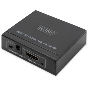 Kabllo HDMI DIGITUS HDMI Splitter 1x2 4K/30Hz – Zezë