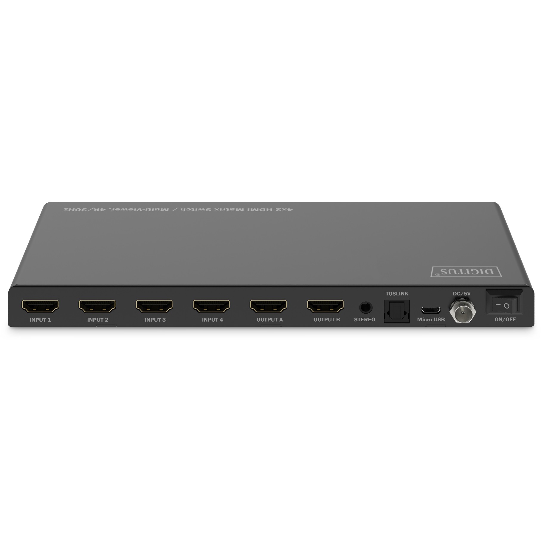 Kabllo HDMI DIGITUS Matrix Switch 4x2 4K/30Hz / me Multi-Viewer / Audio Extractor dhe RS232 - Figura 3