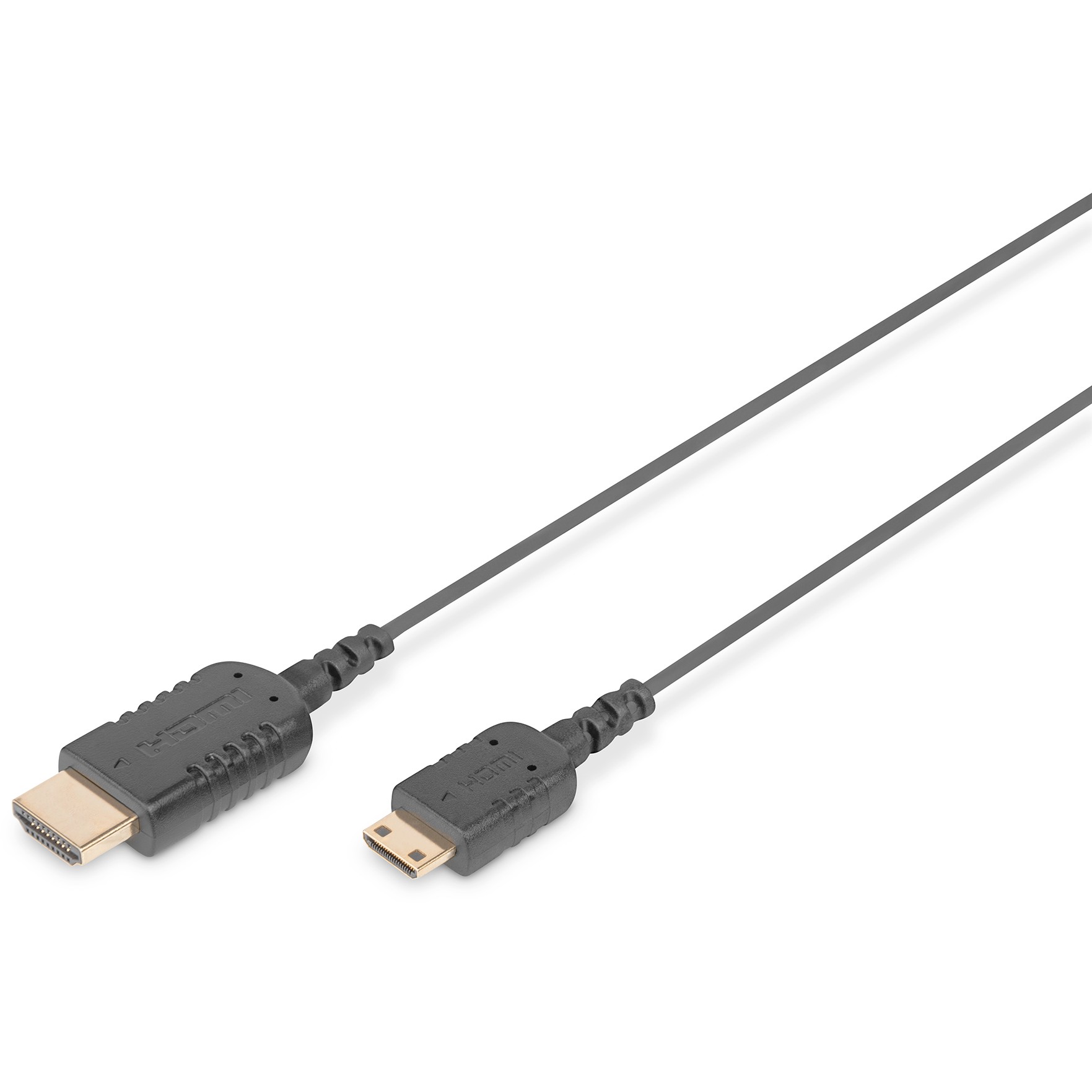 Kabllo HDMI DIGITUS HDMI-C to HDMI-A HighFlex Cable Male/Male 2.0m – Zezë