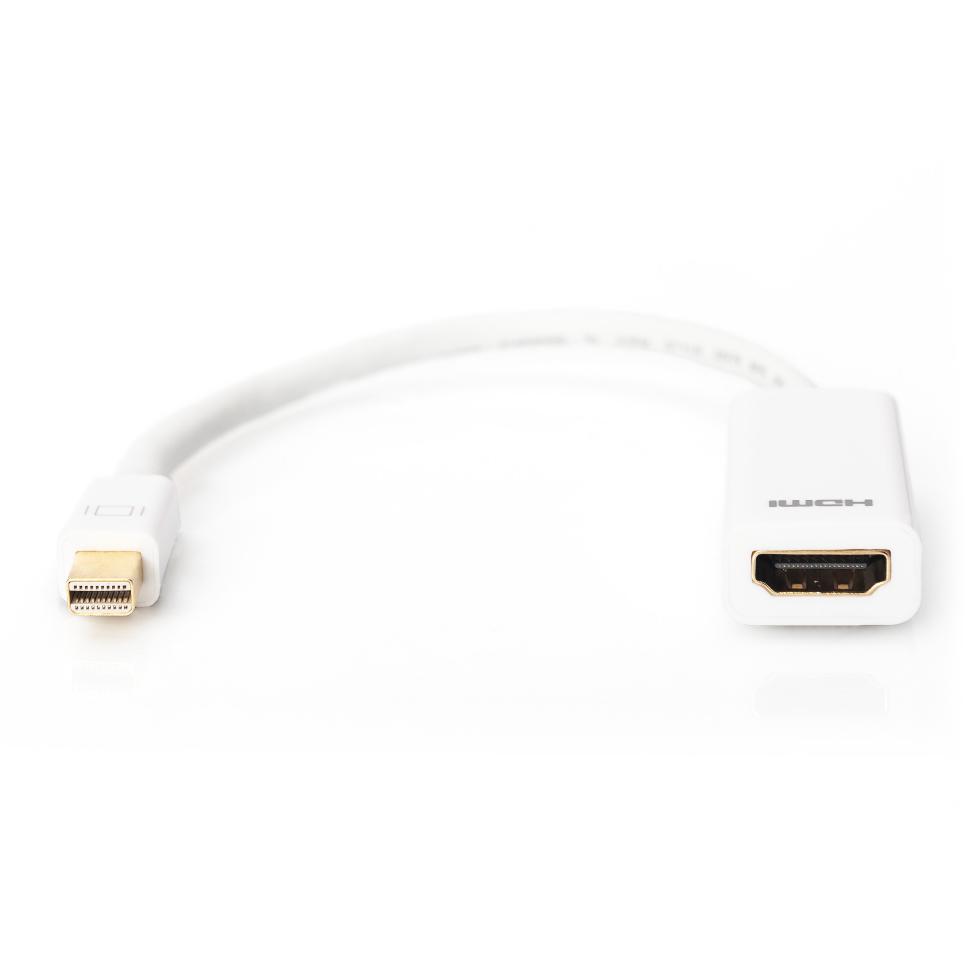 Kabllo DisplayPort DIGITUS Mini to HDMI-A Adapter Male/Female 0.15m – Bardhë - Figura 2