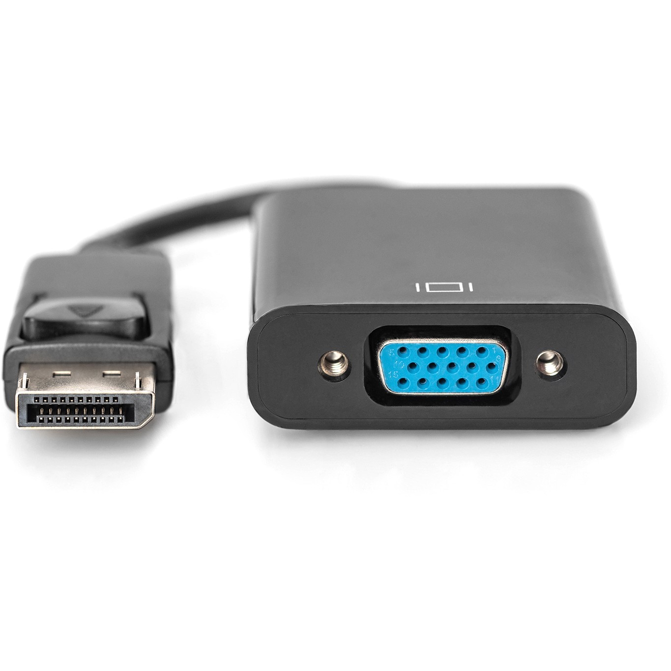 Kabllo DisplayPort DIGITUS Cable DP to VGA Male/Female 0.15m / Bulk - Zezë - Figura 2