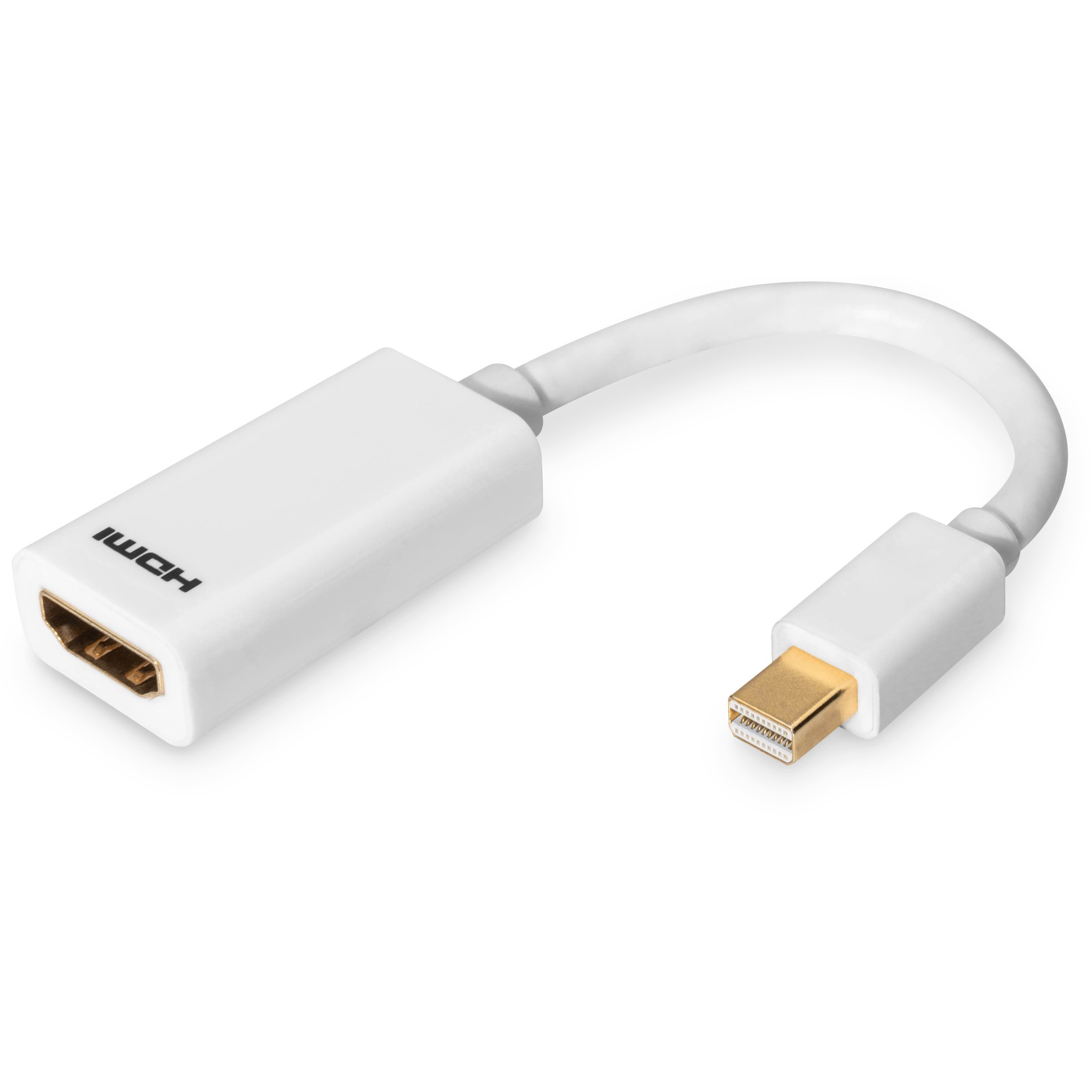 Kabllo DisplayPort DIGITUS Mini to HDMI-A Cable Male/Female 0.15m
