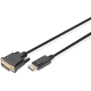 Kabllo DisplayPort DIGITUS to DVI (24+1) Cable Male/Male 8K 2m DP 1.1a