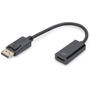 Kabllo DisplayPort DIGITUS to HDMI-A Cable Male/Female 0.15m DP 1.1a