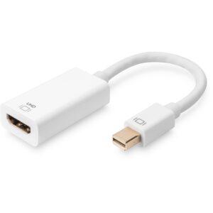 Kabllo DisplayPort DIGITUS Mini to HDMI Adapter Cable Male/Female Active 0.2m