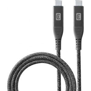 Kabllo USB  Cellularline 5A Fast Transfer Cable 1.0m USB Type-C / Type-C - Zezë
