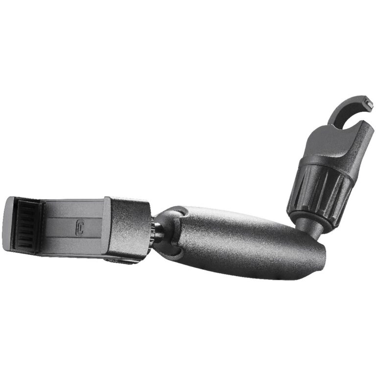 Mbajtës telefoni për veturë Cellularline Spin Mirror Car Holder - Zezë