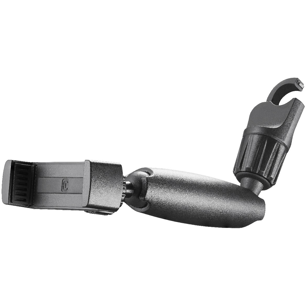 Mbajtës telefoni për veturë Cellularline Spin Mirror Car Holder - Zezë