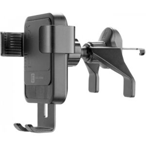 Mbajtës telefoni për veturë Cellularline Slide Air Universal In-Car Holder - Zezë