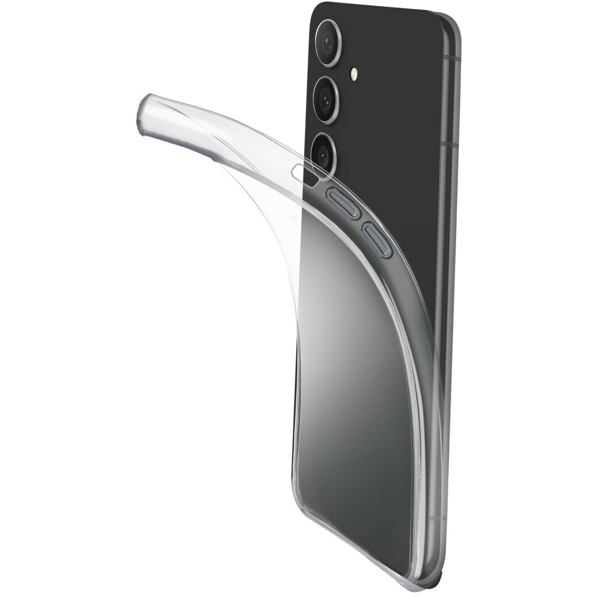 Aksesorë për telefon Cellularline Soft Case për Samsung Galaxy A55 5G - Transparent