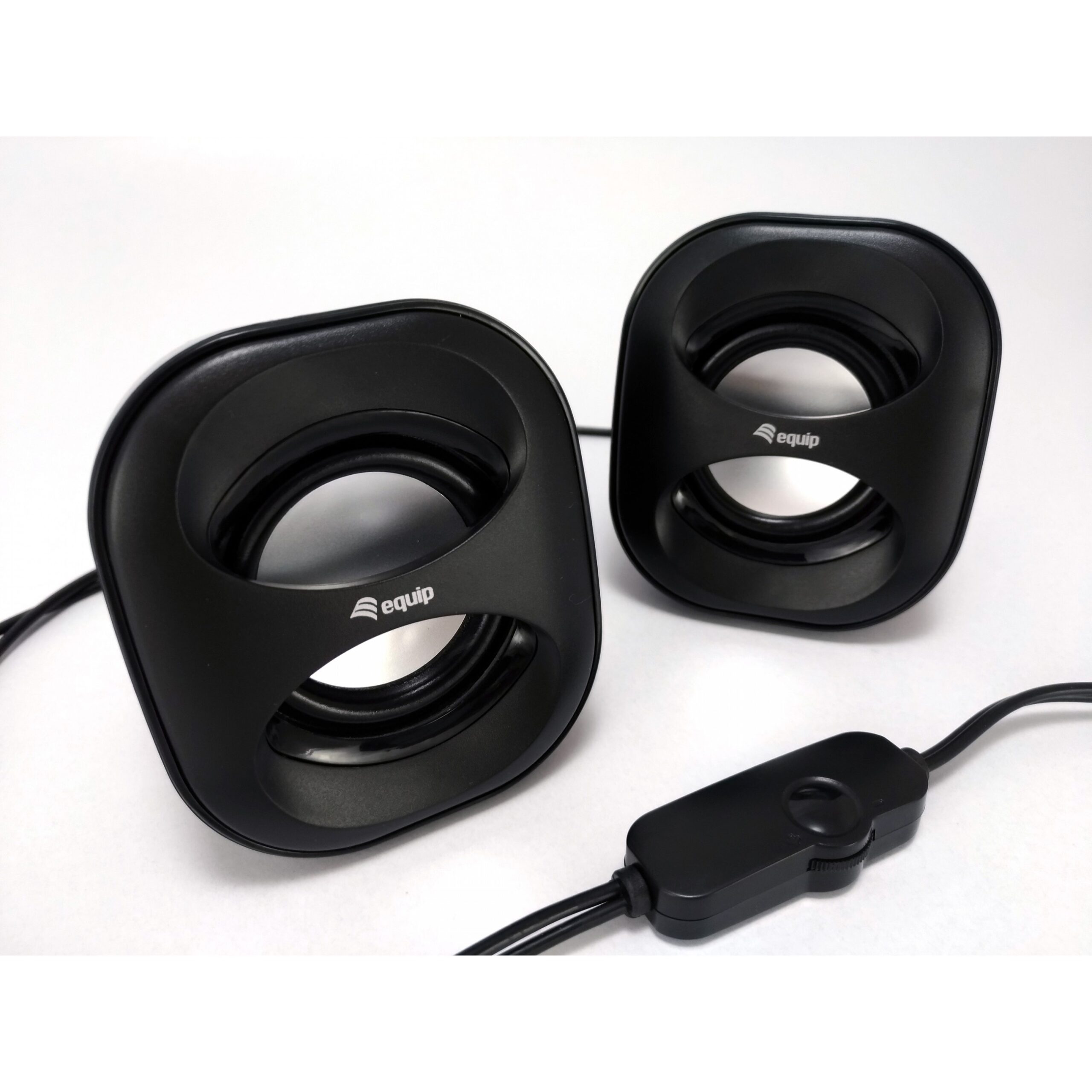 Altoparlantë Equip Compact Mini Stereo Speakers USB Powered for Laptop/PC - Zezë - Figura 3