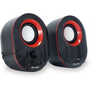 Altoparlantë Equip Compact USB-Powered Stereo Speakers For Laptop/PC - Zezë / Kuqe