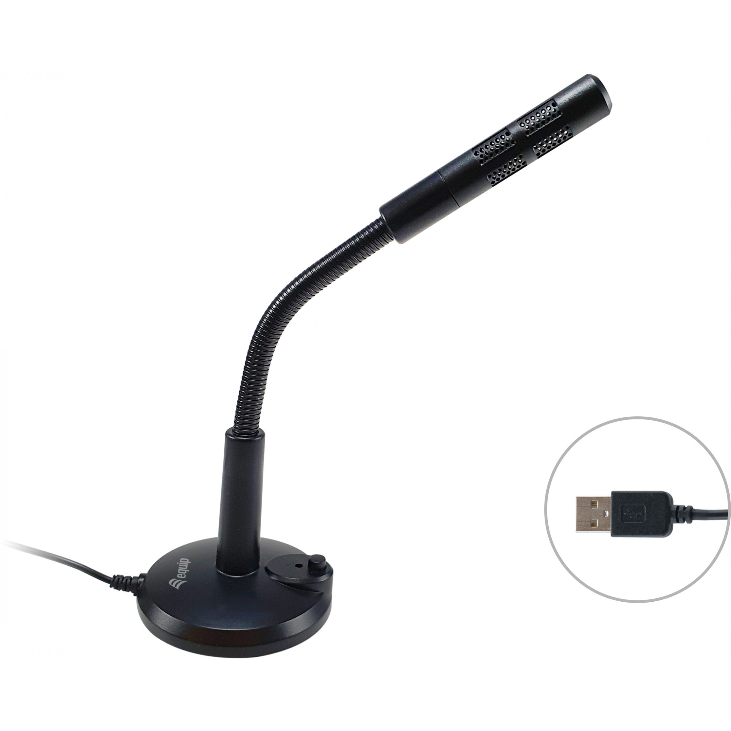 Mikrofon Equip USB Table Microphone  / Adjustable Tilt, Plug & Play Design - Zezë - Figura 2