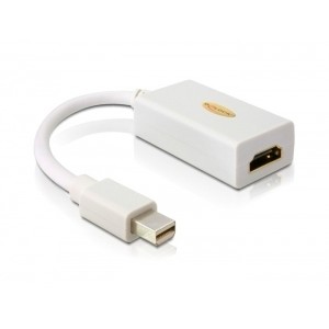 Adapter Mini DisplayPort DELOCK to HDMI / M-F – Bardhë