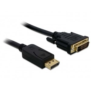 Kabllo DisplayPort DELOCK to DVI-D (24+1) / 2.0 m / M-M