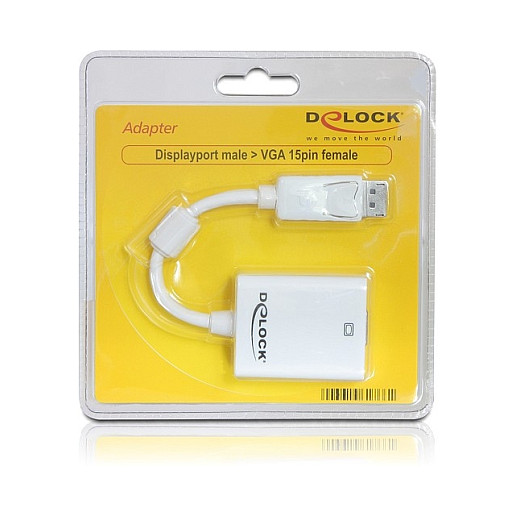DELOCK Adapter Displayport Plug to VGA Socket - Figura 2