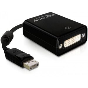 Adapter DisplayPort to DVI-I (24+5) / M-F / 22.5 cm – Zezë