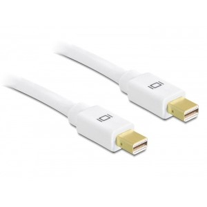 Kabllo Mini DisplayPort / 2.0 m / M-M – Bardhë