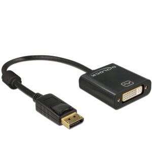 Adapter DisplayPort 1.2 to DVI-I (24+5) / Pasiv / 4K / M-F – Zezë