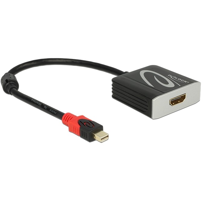 Adapter DisplayPort DELOCK 1.2 / HDMI 2.0 / Aktiv / 4K60Hz / M-F – Zezë