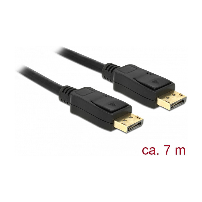 DELOCK Cable Displayport 1.2 Plug to Displayport Plug / 7 m