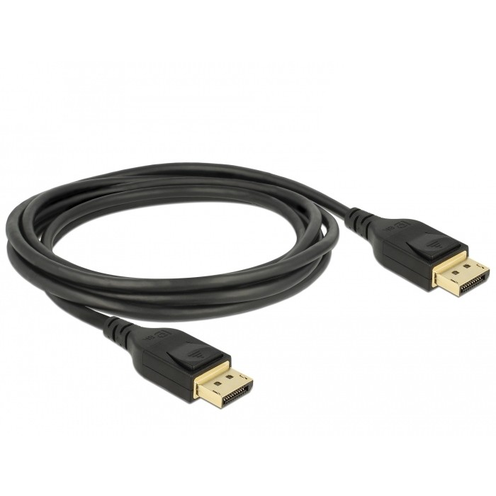 Kabllo DisplayPort DELOCK 1.4 / Pasiv / 8K60Hz / 2 m – Zezë