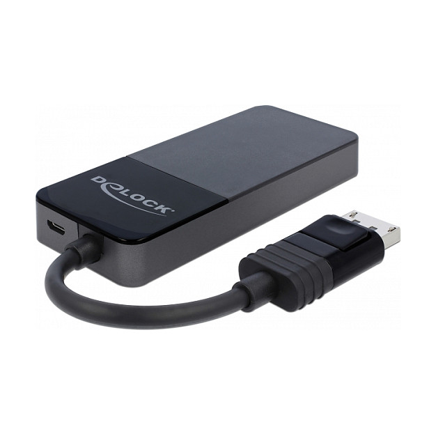 DELOCK DisplayPort 1.4 to 3 HDMI MST Splitter