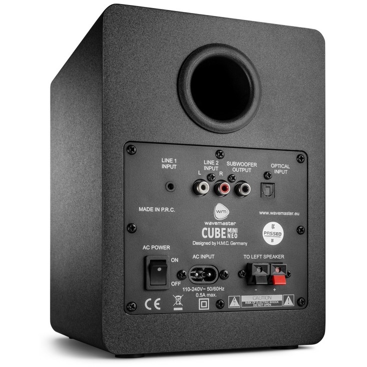 Altoparlantë Wavemaster CUBE NEO Mini 2.0 Bluetooth Speakers – Zezë - Figura 5